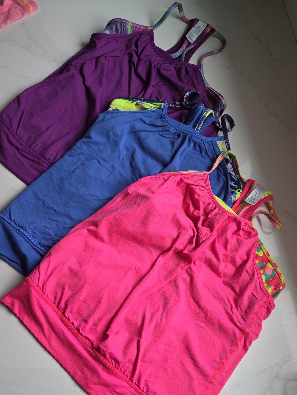Girls' Bright Pink Active Tank Top - IVIVVA